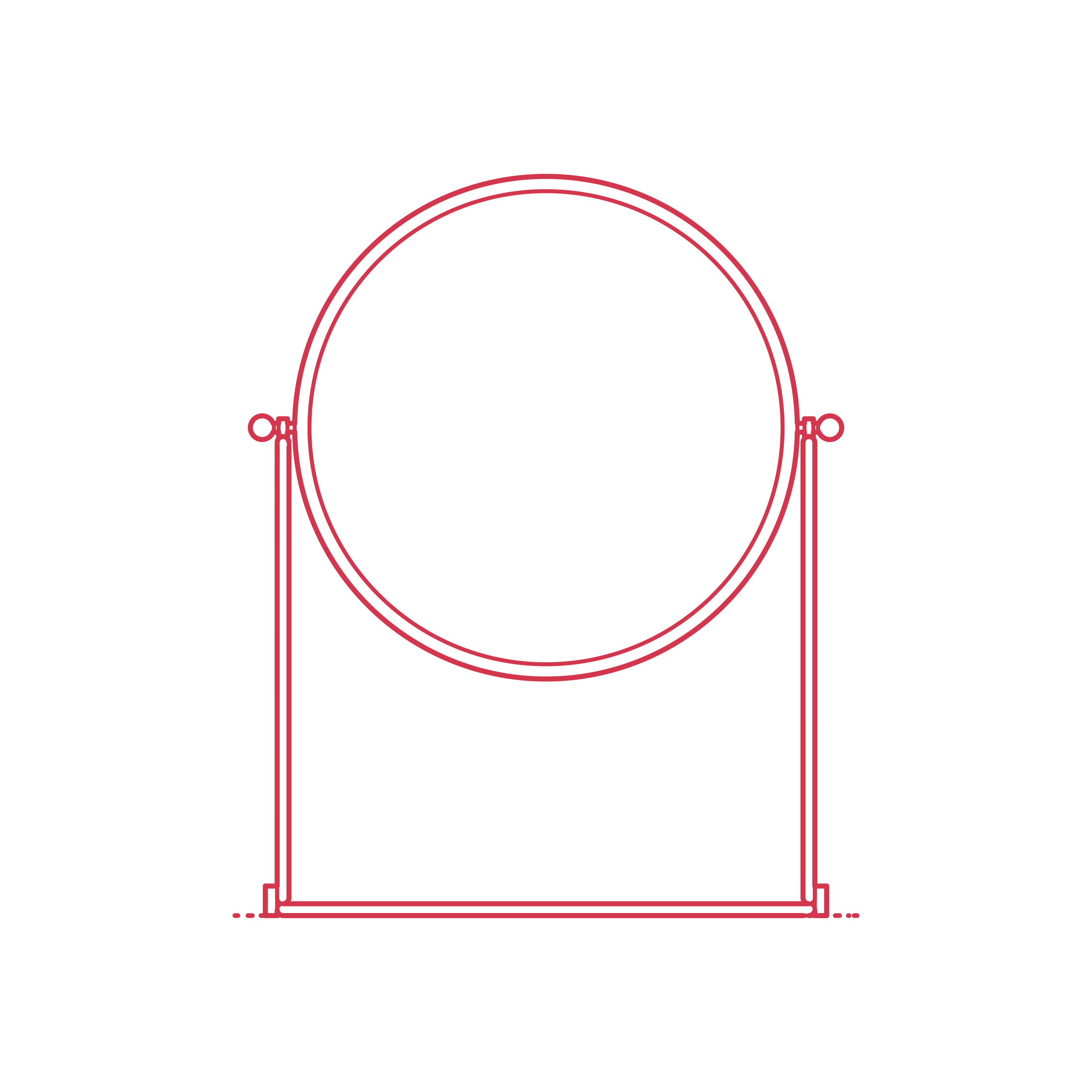 Objects Table Mirrors Ikea Lassbyn Table Mirror Editable Svg Line Art Free Vectors